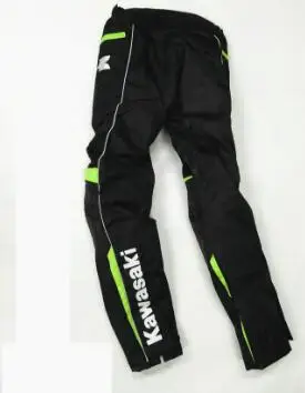 Ветрозащитные теплые мотоциклетные брюки для Кавасаки гоночный внедорожные брюки для верховой езды хоккейные брюки с защитным оборудованием 11