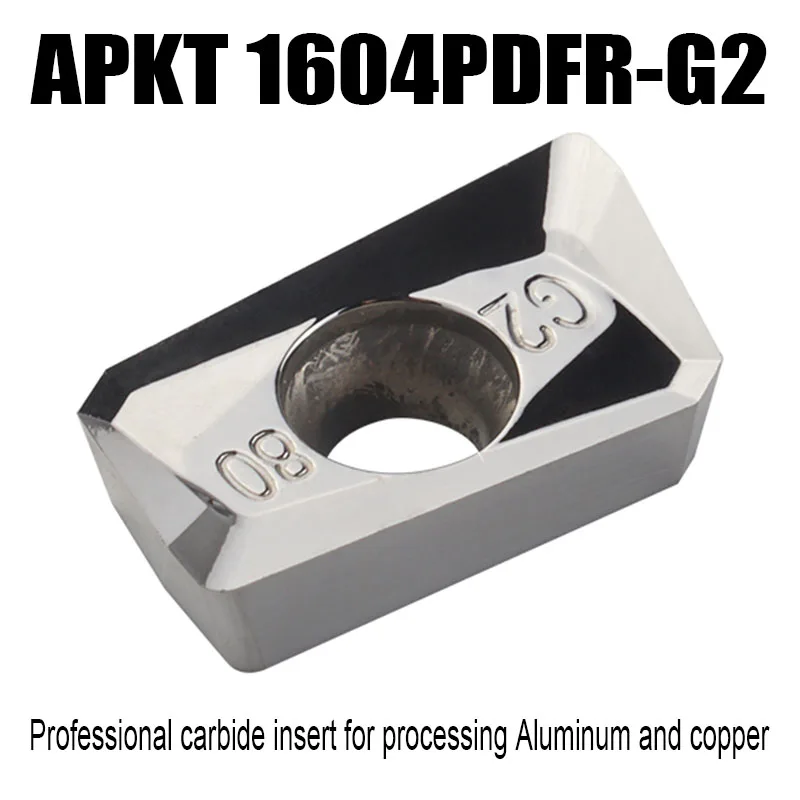 

APKT1604PDFR G2 face milling blade Insert Cutting Tool Turning tool CNC turning Tools Processing Aluminum Alloy Copper