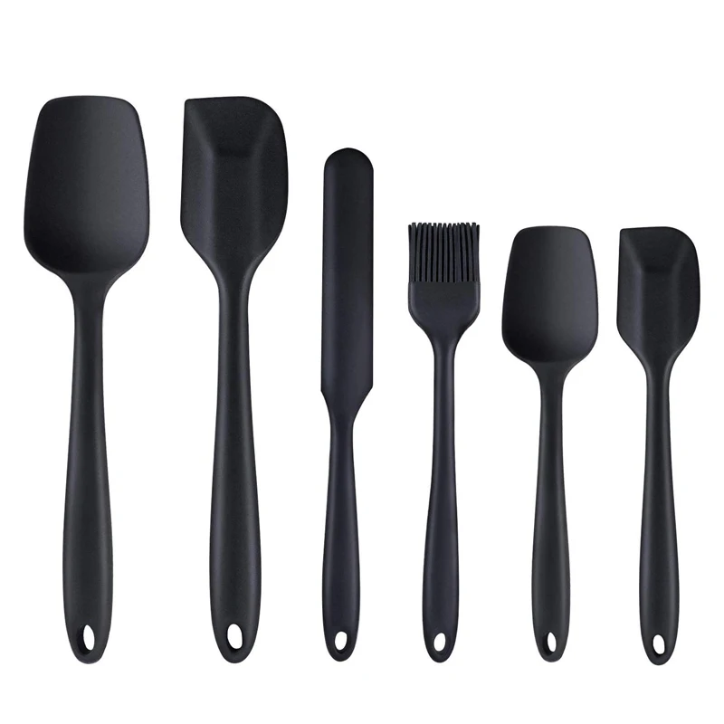 Spatula-Set Baking-Tools Heat-Resistant Cooking-Baking Silicone LMETJMA Turner Non-Stick