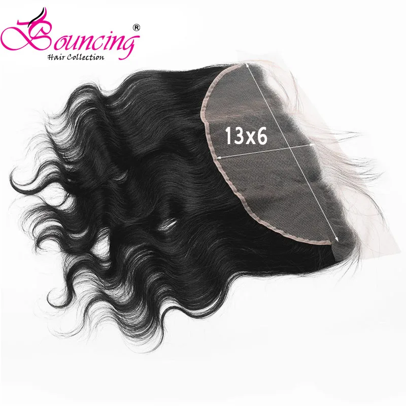 

Bouncing Brazilian Remy Hair Body Wave 13x6 Ear to Ear Transparent Lace Frontal Free Part With Baby Hair Pre Plucked