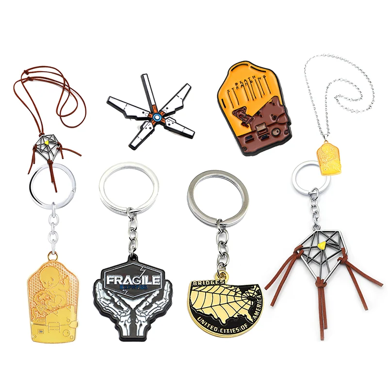 GameDeathStrandingKeychainNecklaceDreamCatcherCharmsAlloyGift