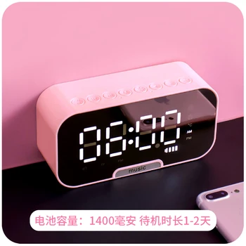 

Stylish Modern Simple Mirror Led Alarm Clock Digital Wake Up Mirror Led Night Light Alarm Clock Living Room Homedecor New II50NZ