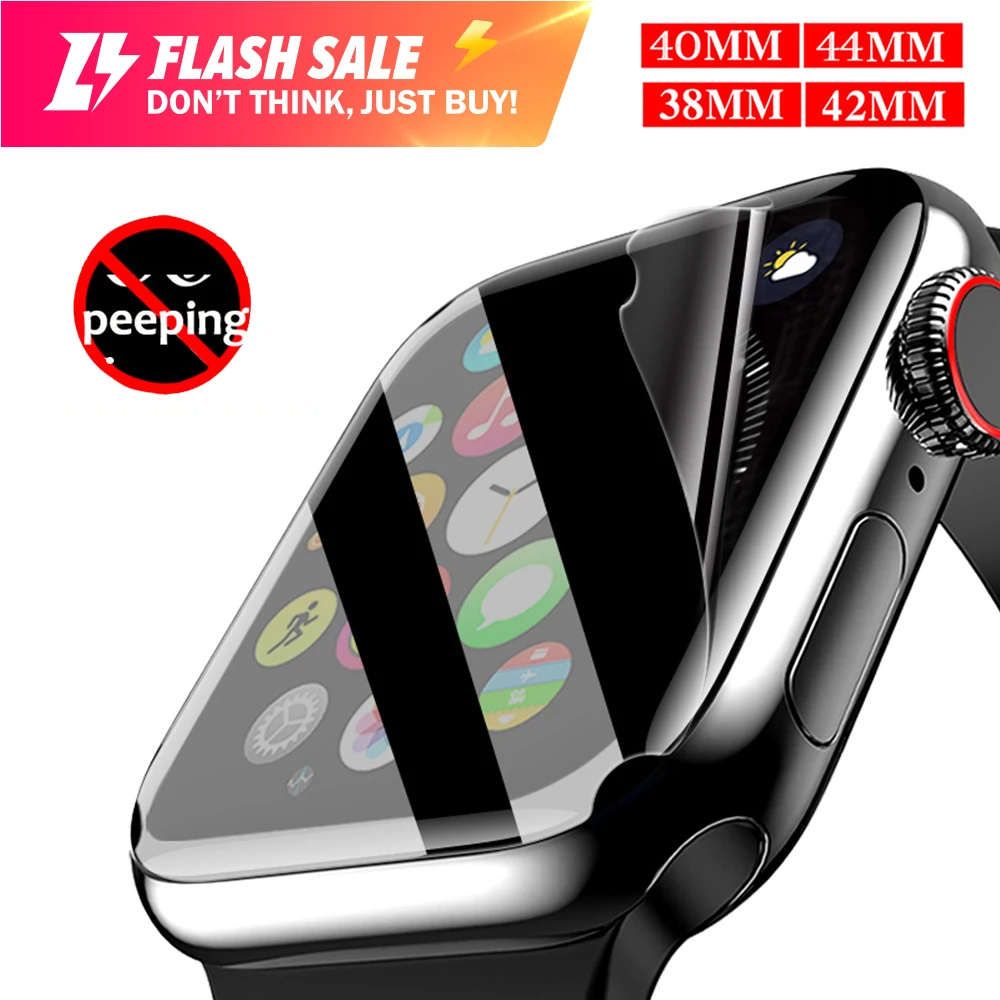 Защита экрана часов для apple Watch 5 4 3 2 1 антибоковая защита watch 42 мм 38 40 44 iWatch серии