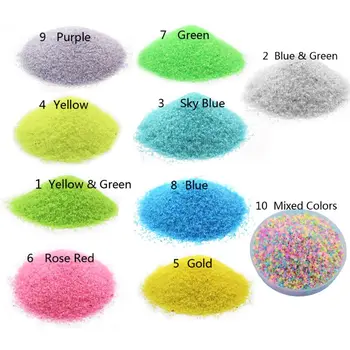 

100G Fluorescent Bright Glow In Dark Sand Powder Pigment Resin Jewelry Making