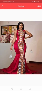 

new Africa women dress can customize