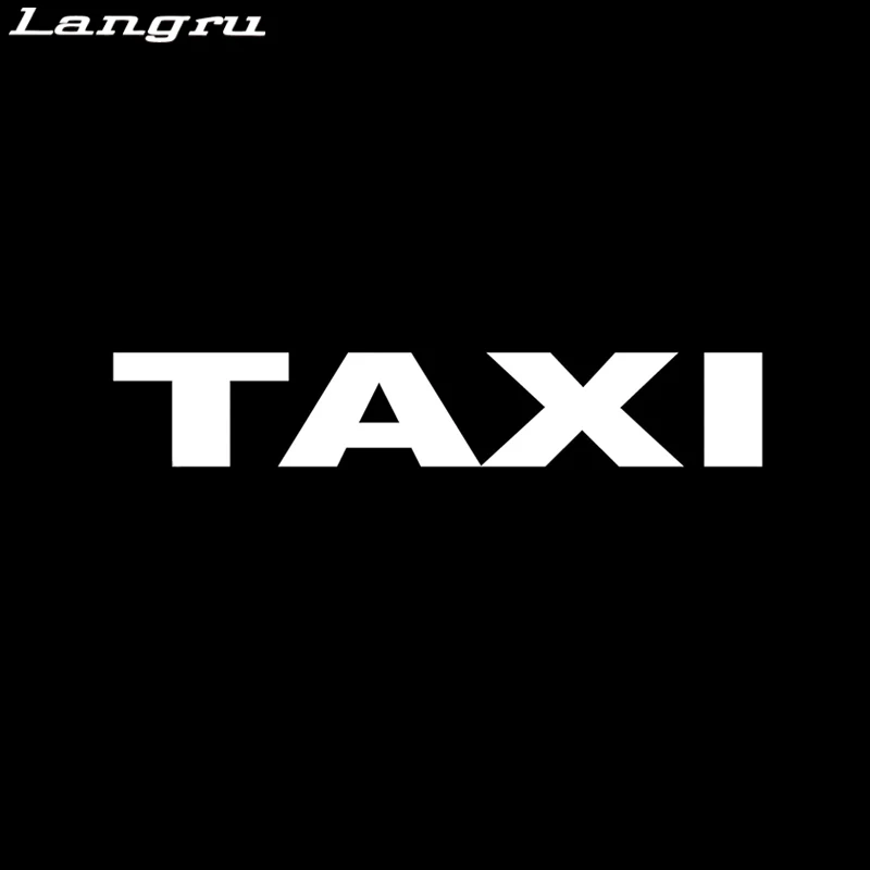 Langru модные буквы такси виниловые наклейки для автомобиля аксессуары Jdm|Наклейки