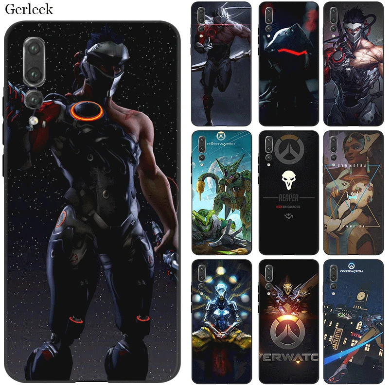 

Mobile Phone Case Tpu For Honor 6A 7A 7X 7C 8X 8C 9X View 20 10 Lite Pro Cover Overwatch Cell