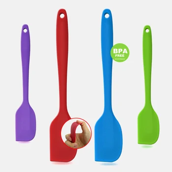 

Non Stick butter cooking silicone spatula set food grade cookie pastry scraper cake baking spatula silicone spatula Eco-Friendly