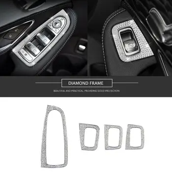 

Glasses Button Switch Frame For Mercedes Benz C Class Accessory 4pcs/Set