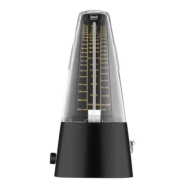 OUTAD Traditional Wind Up Mechanical Metronome for Piano Guitar Bass Drum Violin Musical Instruments Musicians