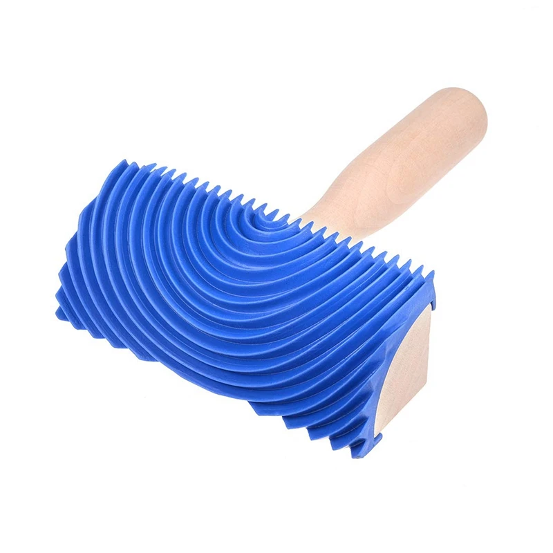 

5-Inch Imitation Wood Grain Tool Brush Liquid Wallpaper Paint Wall Art Paint Wood Grain