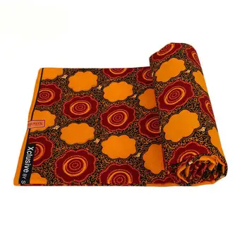 

African Ankara Fabric High Quality Wax Print Fabric Printing 100% polyester Holland Veritable Real Dutch Wax For Dress