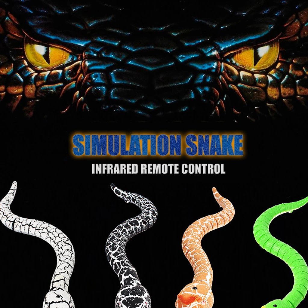 Infrared Control RC Snakes juguetes 