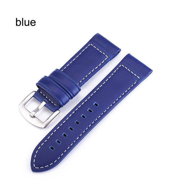 P14 22mm Watch Band Genuine Leather Straps 18-24mm Watch Accessories High Quality Brown Colors Watchbands 20mm Watch Strap