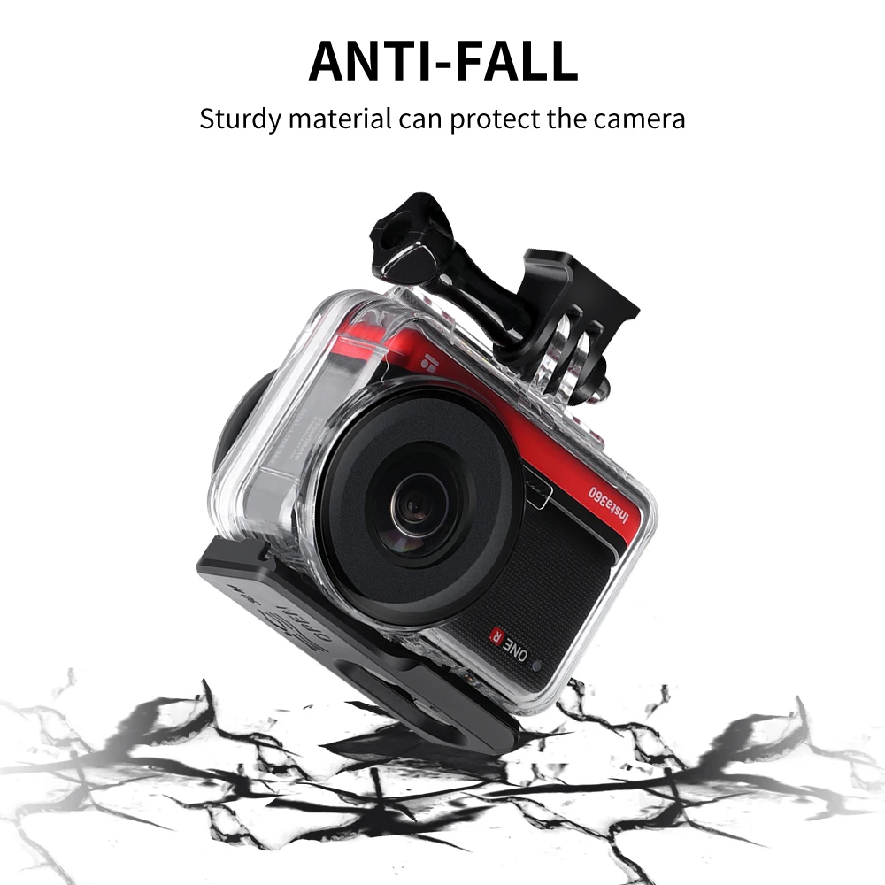 Подводный чехол RuigPro 60 м водонепроницаемый защитный для Insta360 ONE R 4K 360 Edition камеры