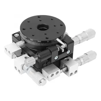 

LSP60-LM XYR-Axes Linear Stage Table Trimming Platform Manual Linear Stage Bearing Tuning Sliding Table 60mm