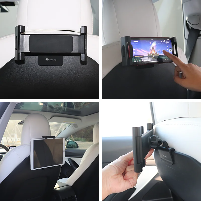 Oceano eficientemente desconcertado TPARTS | Para Tesla Model 3/Y, asiento trasero de coche, IPAD, soporte para  teléfono móvil, montaje de accesorios, piezas _ - AliExpress Mobile