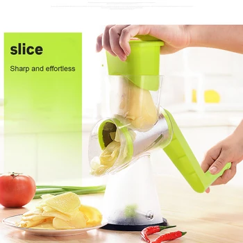 

Hot Household Manual Vegetable Cutter Potato Fruit Slicing Cutting Salad Machine PLD