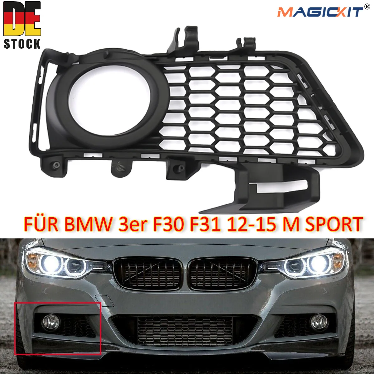 Противотуманный фонарь magikitit решетка гриль подходит для BMW 3 серии F30 F31/F35 M SPORT