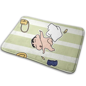 

Crayon Shin-Chan Home Entrance Door Mat Print Children & Teens Absorbent Carpet Non-slip Bathroom Carpet Home Decor Indoor Mat