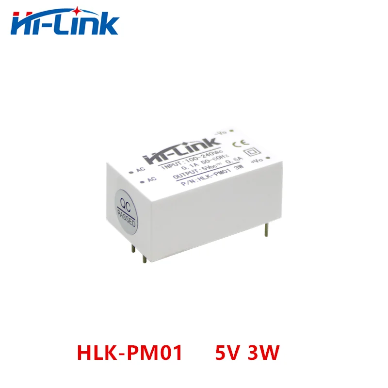 무료 배송 100pcs HLK-PM01 AC-DC 220V 5V 3W 스텝 다운 전원 공급 장치 지능형 가정용 스위칭 모듈