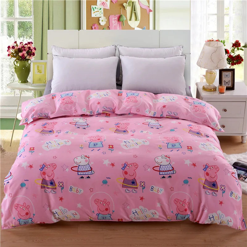 1 Pc Skin Friendly Thickened Quilt Cover Bedding Set Variety of Designs Comfortable Duvet Cover Bed Cover for 1.2m/1.5m/1.8m bed - Цвет: Синий