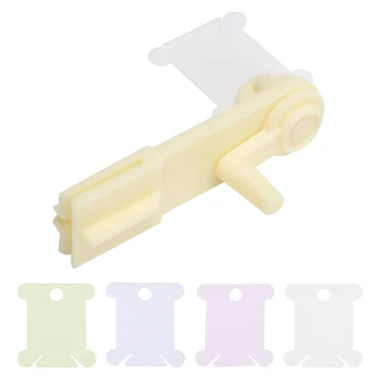 

Hand Operated Household Sewing Craft Plastic Winder Machine Thread Winder Holder with Thread Board Portable 1Pcs