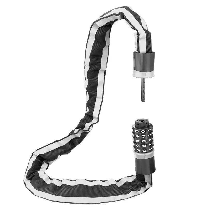 

Safety Chain Lock for Bike Anti-Theft Steal Password Code Motorcycle Lock Cycling Electric Bicycle Accessories
