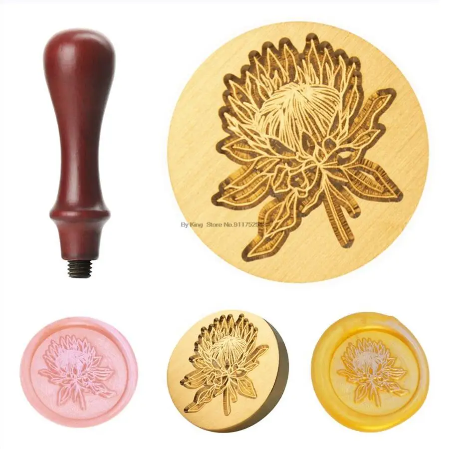 Butterfly Plant Seal Flower Wreath Bee Seal Wax Stamp Retro Antique Sealing Wax Scrapbooking Stamps DIY Wedding Decorative wax seal stamp wax seal stamp set