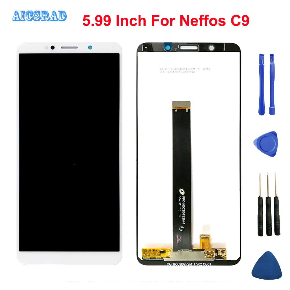 AICSRAD для TP- Link Neffos C9 ЖК-экран и сенсорный экран в сборе Идеальная замена 5 99 &quotдля C 9