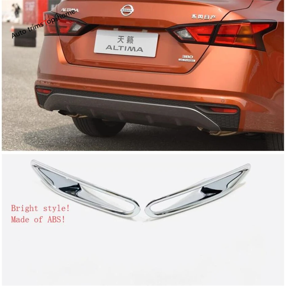 

Rear Fog Lights Lamps Decoration Frame Cover Trim Fit For Nissan Teana / Altima 2019 2020 Exterior Chromium Styling Accessories