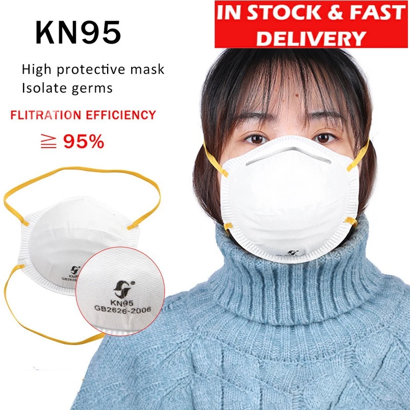 

PM2.5 Protective Mask Safety Masks In Stock KN95 Dust Mask Antivirus flu anti infection Particulate Respirator virus Anti-fog