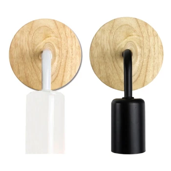 

Wood wall light industrial decor retro sconce bedside wall lamp E27 110V 220