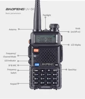 baofeng uv 5r Baofeng UV-5R טוקי ווקי שני הדרך גירסת השדרוג CB רדיו Baofeng uv5r 128CH 5W VHF UHF 136-174Mhz & 400-520Mhz (5)