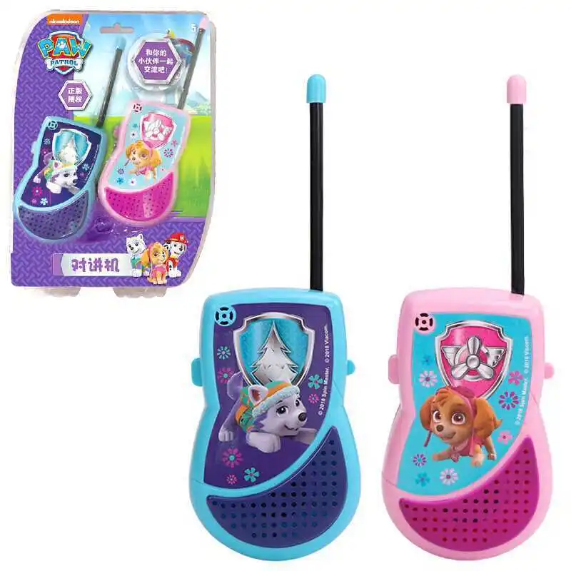 

Paw Patrol toys set Puppy Dog Walkie talkie toy patrulla canina Toys Action Figure model Children toys Gifts