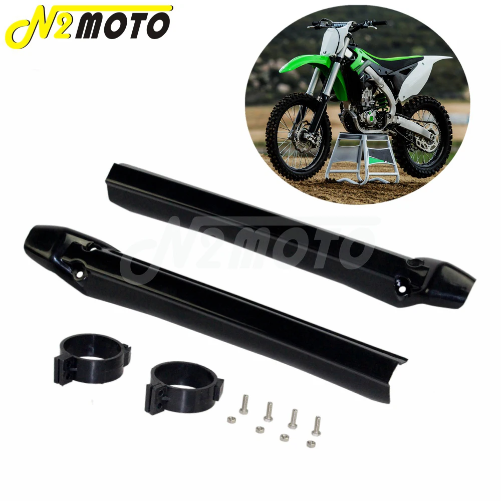 Motocross Fork Guards Protector Covers Dirt Bike For Kawasaki Honda