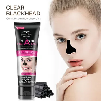 

Black Spot Remover Mask Nose Face Blackhead Remover Face Pack Peel Off Black Head Acne Treatments Charcoal Deep Clean Mask