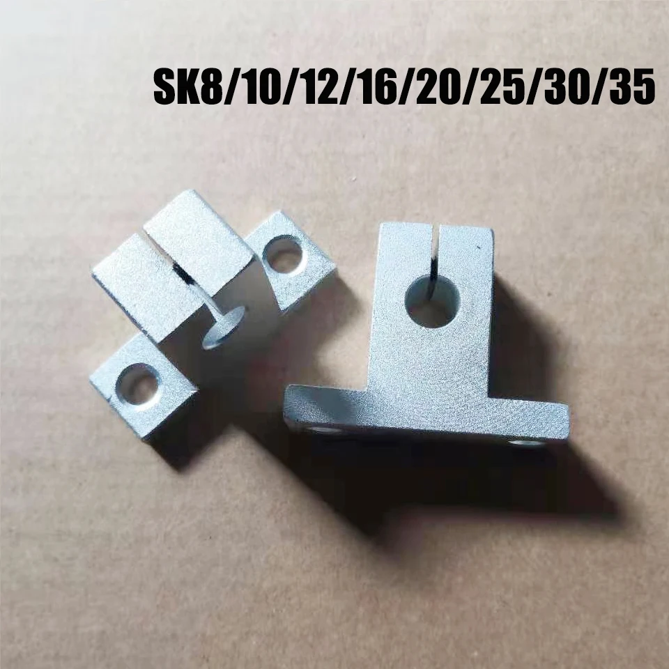 4pcs SK8 SK10 SK12 SK16 SK20 SK25 SK30 SK35 linear bearing rail shaft Support Linear Shaft Linear Rod CNC Router 3D printer Part 4pcs sk8 sk10 sk12 sk16 sk20 sk25 sk30 sk35 linear bearing rail shaft support linear shaft linear rod cnc router 3d printer part