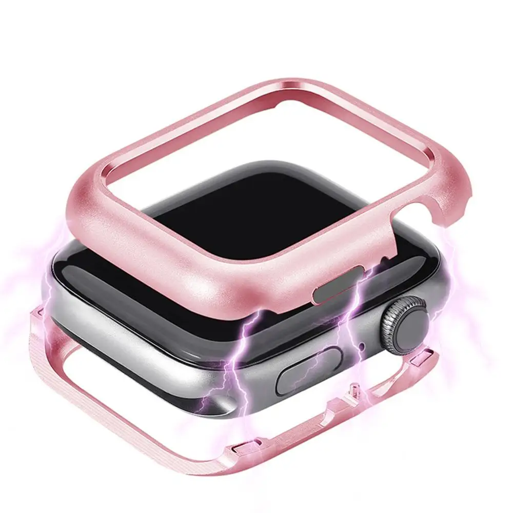 

Cover Case For Apple Watch band apple watch 5 4 3 44mm/42mm iwatch case 40mm/38mm Magnetic Frame bumper apple watch accessories