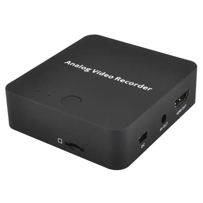 

HDMI Analog Signal Capture Box AV Recorder Stable Operation Reliable Easy Install Use Audio Video to 16GB Micro Memory Card