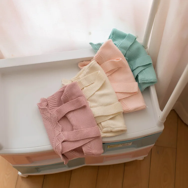 Mmtkids/детская одежда в Корейском стиле; сезон осень-зима; Новинка года; Детский свитер для девочек; комбинезон на бретелях; H664