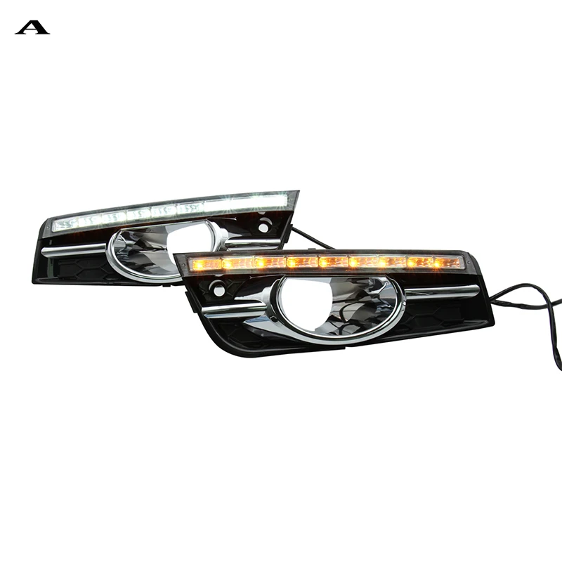 2 шт. для Chevrolet Cruze 2009-2013 6000K белый светильник Светодиодный дневной ходовой светильник DRL Автомобильная противотуманная фара - Испускаемый цвет: A