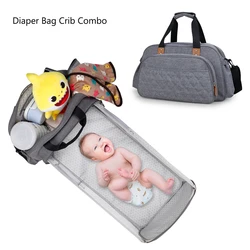 Sac de maternité multifonction pour bébé 51x13x27cm, sacoche de poussette à une épaule diagonale, tapis à langer imperméable pour enfant 