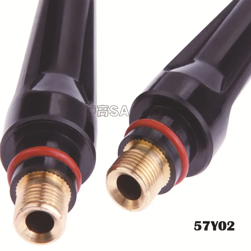 Welding Torch 5Pcs/10Pcs TIG Welding 57Y02 Long Back Cap for TIG Welding Torch wp 17 18 26 Series Tig Consumables Welding Soldering Supplies