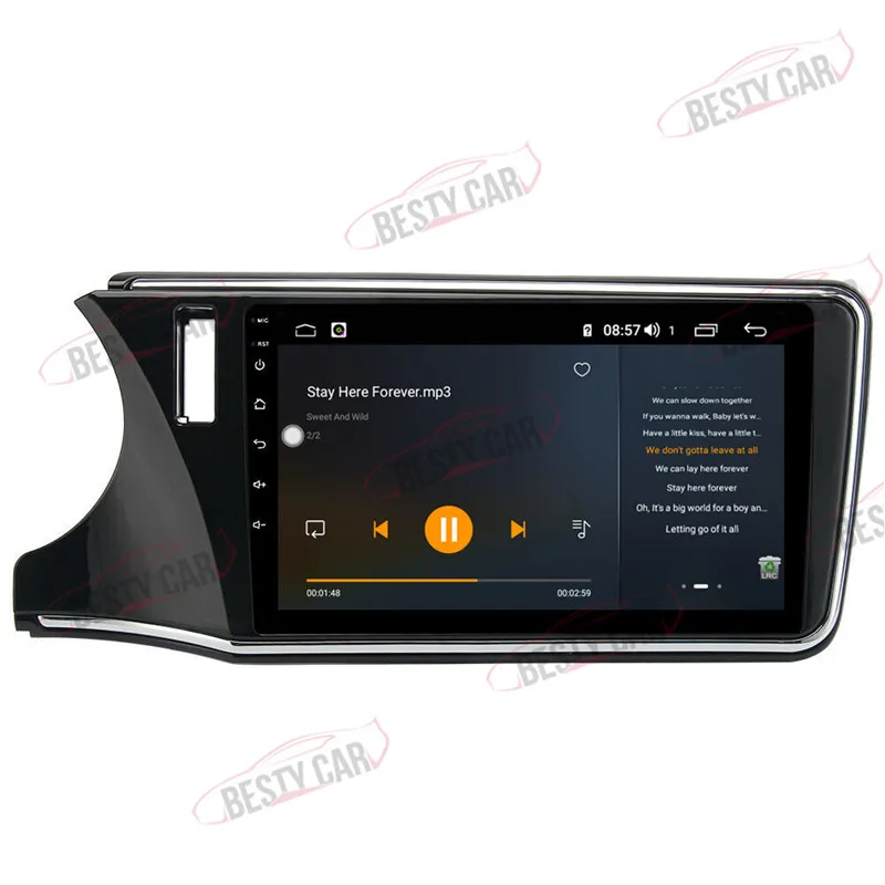 Flash Deal 10.1" Android 9.0 Octa Core Car Radio Audio Stereo Multimedia Player for Honda CITY 2014 2015 2016 2017 Left Hand Drive GPS Navigation Touchscreen Head Unit Video IPS 2.5D DVR with Map Backup Camera DSP 4G WIFI CARPLAY 4