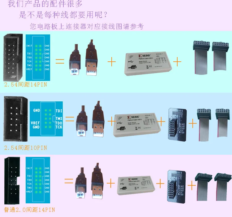DLC10 HW-USB-II-G платформа XILINX USB кабель для передачи данных II