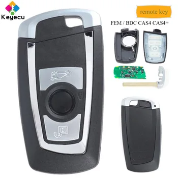 

KEYECU Smart Remote Control Key - 3 Buttons 315MHz/ 433MHz/ 868MHz PCF7953 Chip for BMW FEM BDC CAS4 CAS4+ F20 F21 F22 F23 X5 X6