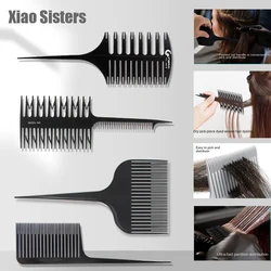 4Pcs/Set Professional Highlight comb set Resistant Anti Static Coloring Dying Salon Hairdresser  Barber Accessories Styling Tool