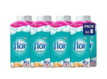

Fiore Ammorbidente Concentrato, 64 prelavate oceanico – 1472 ml – [Confezione da 8]