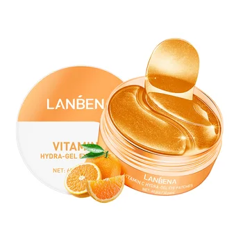 

LANBENA Vitamin C Hydra Gel Eye Mask Lighten Eye Skin Fade Dark Eye Circle Anti Aging Repaire Wrinkle Skin Care Eye Patch 60PCS